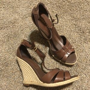 Ivanka Trump Espedrille Wedges 8.5